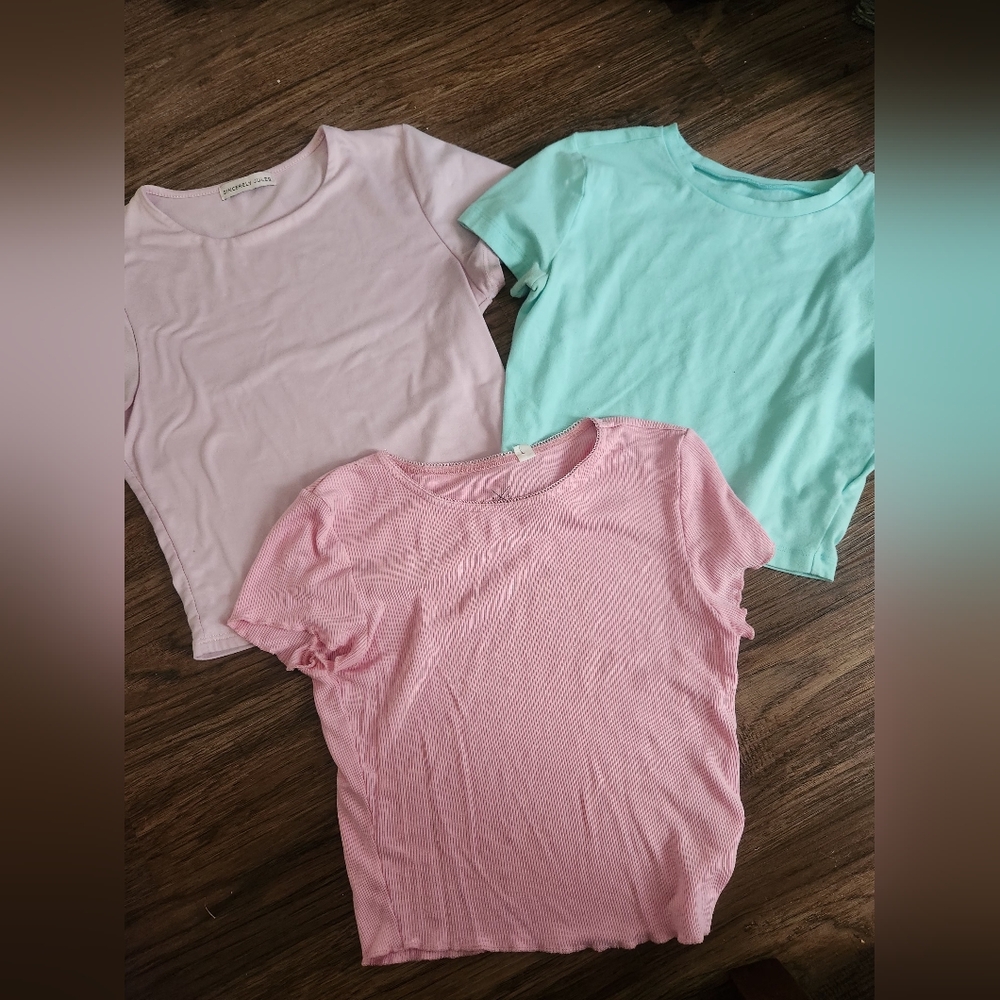 Set of Three Pastel T-Shirts